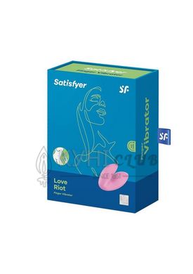 Вібратор на палець Satisfyer Love Riot Pink, 12 варіантів використання 105764 фото