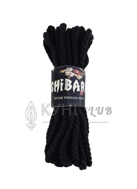 Хлопковая веревка для Шибари Feral Feelings Shibari Rope, 8 м черная 100389 фото