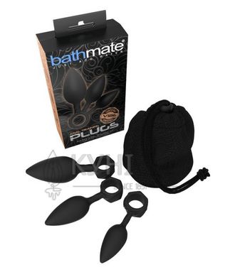 Набір анальних пробок Bathmate Anal Training Plugs, діаметр 2,5см - 3,1см - 3,8см 108882 фото