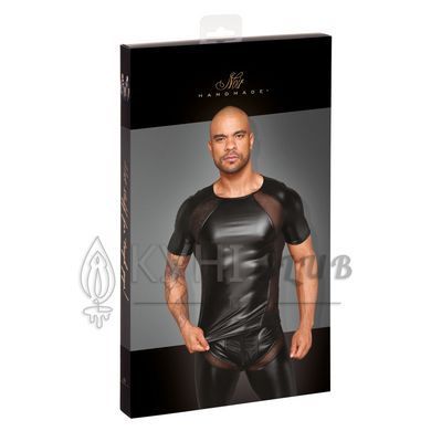 Футболка с мокрым эффектом Noir Handmade H056 Men's T-shirt made of powerwetlook, S 108081 фото
