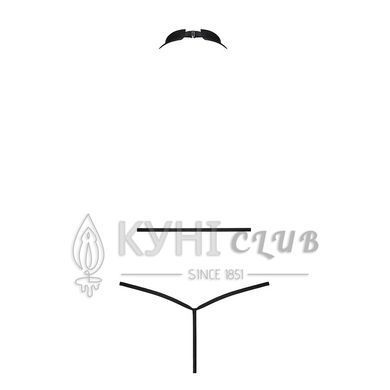 Боді-халтер з екошкіри Passion JANNIES BODY XXL/XXXL black 106314 фото