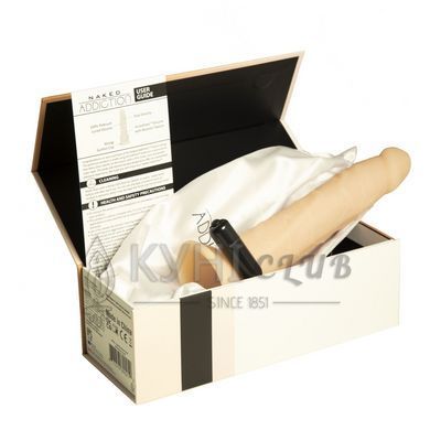 Фаллоимитатор Naked Addiction 9" Silicone Dual Density Bendable Dildo, Телесный 106804 фото