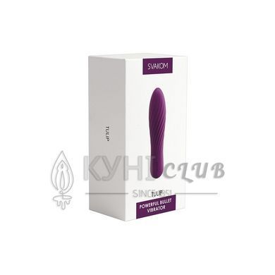Потужний міні вібратор Svakom Tulip Violet 103946 фото