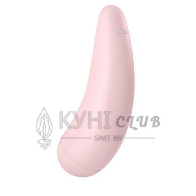 Вакуумний кліторальний стимулятор Satisfyer Curvy 2+ Pink з керуванням через інтернет 108732 фото