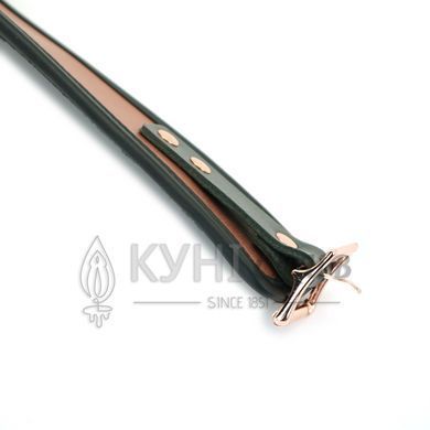Широкий нашийник з повідцем Liebe Seele Rose Gold Memory Collar with Leash, натуральна шкіра 107497 фото