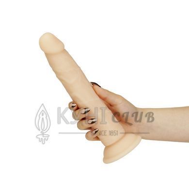 Фаллоимитатор Naked Addiction 9" Silicone Dual Density Bendable Dildo, Телесный 106804 фото
