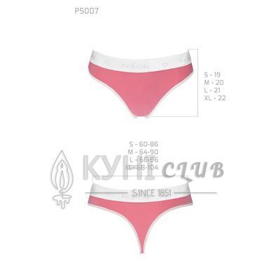 Спортивные трусики-стринги Passion PS007 PANTIES pink, size L 102250 фото
