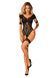 Нейлоновий бодістокінг з імітацією гартер Obsessive Bodystocking G334 S/M/L, black, з доступом 105677 фото 5