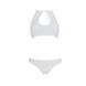Комплект: бра, трусики с ажурным декором и открытым шагом Ursula Set white L/XL &mdash; Passion 103742 фото 3