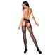 Эротические колготки TIOPEN 002 nero 1/2 (20 den) - Passion, имитация чулок и пояса 109540 фото 2