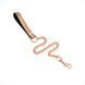 Широкий нашийник з повідцем Liebe Seele Rose Gold Memory Collar with Leash, натуральна шкіра 107497 фото 4