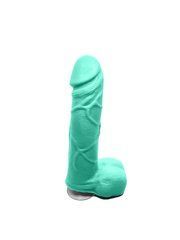 Мило у формі пеніса Чистий Кайф Turquoise size M, крафтове мило-член, натуральне 100732 фото