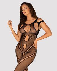 Бодістокінг Obsessive Bodystocking G322 S/M/L, фантасмагорично-силуетний крій 105226 фото