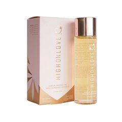 Масажна олія HighOnLove Massage Oil - Decadent White Chocolate (120 мл) з маслом насіння конопель 108794 фото
