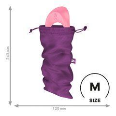 Мішечок для секс-іграшок Satisfyer Treasure Bag M, фіолетовий, на шнурку 109624 фото