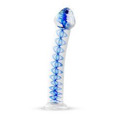Скляний дилдо Gildo Glass Dildo No. 4, для точки G та простати 106904 фото