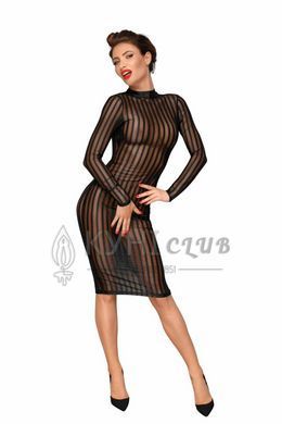 Платье с мокрым эффектом Noir Handmade F182 Classic dress made of elastic tulle, XL 108046 фото