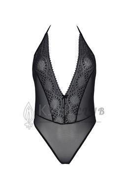 Боди Passion DROSERA BODY black, L/XL, высокие вырезы, верх на завязках 108492 фото