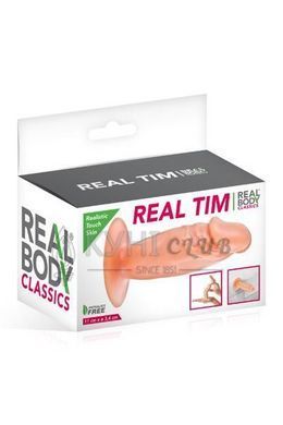 Фалоімітатор Real Body &mdash; Real Tim Flash, TPE, діаметр 3,4 см 100914 фото