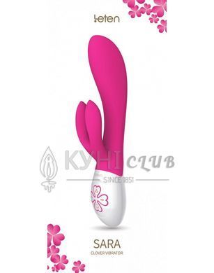 Вибратор кролик Leten Sara со сдвоенным клиторальным стимулятором, 3 мотора 101113 фото