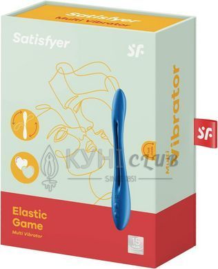 Універсальний гнучкий вібратор для пар Satisfyer Elastic Game Dark Blue 106366 фото