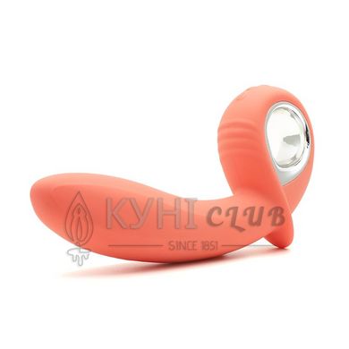 Анальный вибратор KisToy Klein Orange с надувающимся кончиком, unisex, диаметр 35-50мм 100600 фото