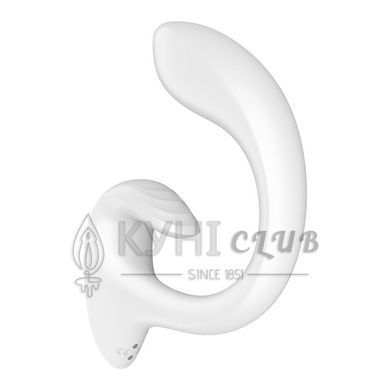 Вагінально-кліторальний вібратор Satisfyer G for Goddess 1 White, 2 мотори 109762 фото