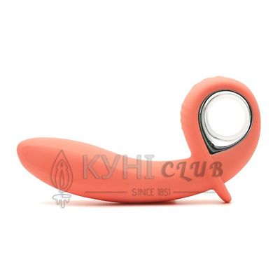 Анальный вибратор KisToy Klein Orange с надувающимся кончиком, unisex, диаметр 35-50мм 100600 фото