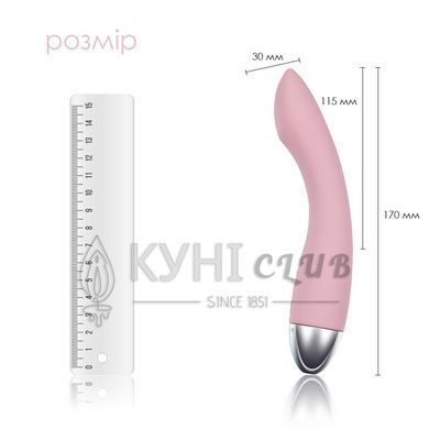 Вібратор для точки G з інтелектуальним режимом Svakom Amy Pale Pink 102678 фото