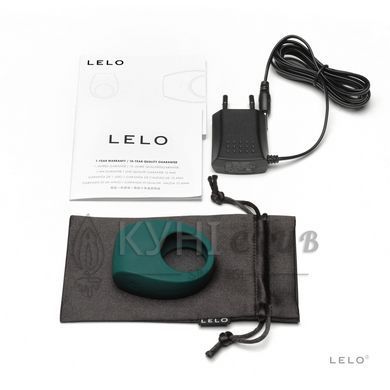 Ерекційне кільце з вібрацією LELO Tor 2 Green 106086 фото