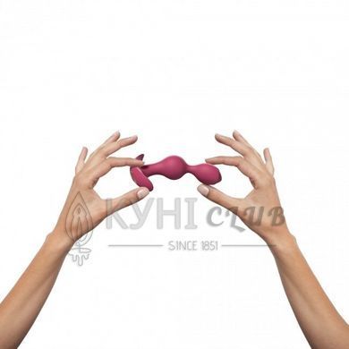 Анальний стимулятор, гнучкий з вібрацією Love To Love TWINNY BUD Plum 102726 фото