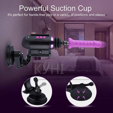 Міні секс-машина Hismith Mini Capsule Sex-Machine with Strong Suction Cup, потужна, перезаряджувана 104178 фото