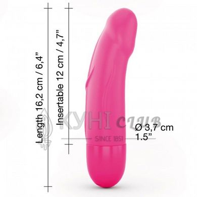 Вибратор Dorcel Real Vibration S Magenta 2.0, диам 3,7см, перезаряжаемый, для точки G 100121 фото