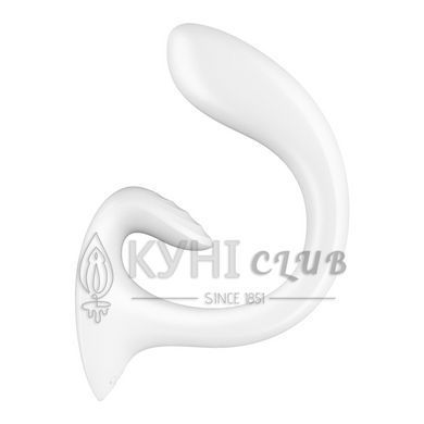 Вагінально-кліторальний вібратор Satisfyer G for Goddess 1 White, 2 мотори 109762 фото