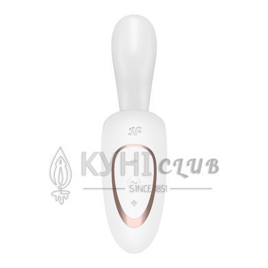 Вагінально-кліторальний вібратор Satisfyer G for Goddess 1 White, 2 мотори 109762 фото