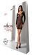 Напівпрозора мінісукня Passion BS101 One Size, black, рукави-мітенки 106961 фото 6