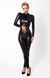 Комбинезон Noir Handmade F319 Caged, 3XL, под латекс, длинный рукав, с доступом, кольцо на поясе 108348 фото 2