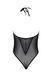 Боди Passion DROSERA BODY black, L/XL, высокие вырезы, верх на завязках 108492 фото 4