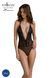 Боди Passion DROSERA BODY black, L/XL, высокие вырезы, верх на завязках 108492 фото 1