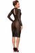 Платье с мокрым эффектом Noir Handmade F182 Classic dress made of elastic tulle, XL 108046 фото 4