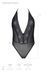 Боди Passion DROSERA BODY black, L/XL, высокие вырезы, верх на завязках 108492 фото 5