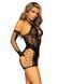 Мінісукня Leg Avenue Mini dress and matching gloves, One Size, чорна, мітенки в комплекті 110099 фото 6
