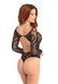 Еротичне боді-бодістокінг Leg Avenue Snap crotch thong back teddy Black S/M 107151 фото 2