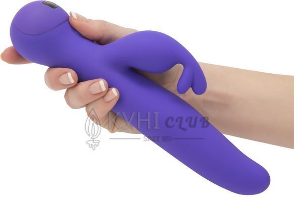 Вібратор-кролик Touch by SWAN - Trio Purple, сенсорне керування, ротація, діаметр 3,8 см 105773 фото