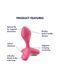 Анальна пробка з вібрацією Satisfyer Game Changer Pink 104067 фото 4