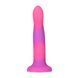 Светящийся в темноте фаллоимитатор ADDICTION - Rave - 8" Glow in the Dark Dildo - Pink Purple 105248 фото 3