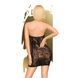 Мінісукня Penthouse Cautious Cat XL Black, мереживо, вставка в зоні декольте, виріз на спині 104414 фото 2