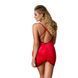 Сорочка приталенная с открытой спиной LENA CHEMISE red 4XL/5XL - Passion, трусики 101414 фото 2
