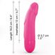 Вібратор Dorcel Real Vibration S Magenta 2.0, діаметр 3,7см, перезаряджається, для точки G 100121 фото 5