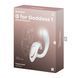 Вагінально-кліторальний вібратор Satisfyer G for Goddess 1 White, 2 мотори 109762 фото 7